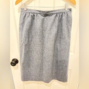Vintage Pendleton Wool Gray Women's Skirt